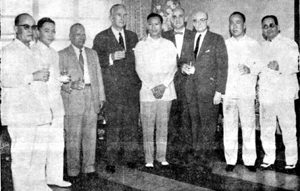 1961 AY with Irving Trust NY executives