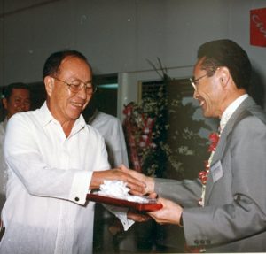 1998 AY with Japan Amb Yushita