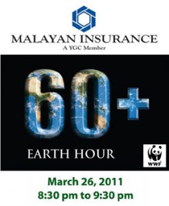 2011 Malayan supports Earth Hour