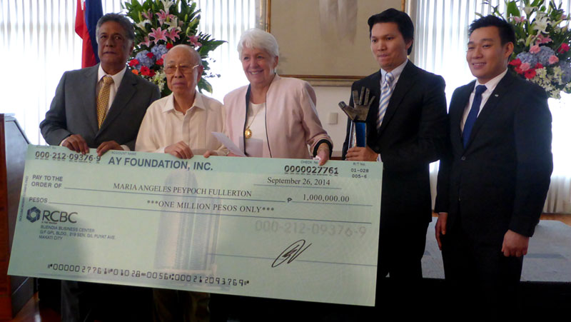 AY Foundation and JCI Manila recognize the 27th Blessed Teresa of Calcutta Awardee