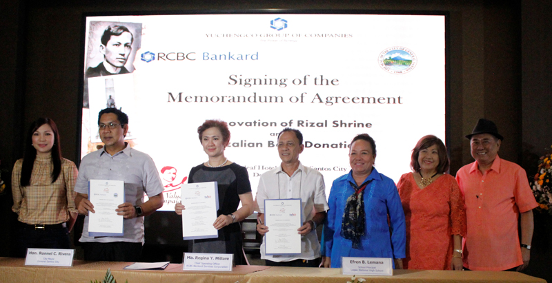 Yuchengco Group turns over Rizal monument, Noli books to GenSan.